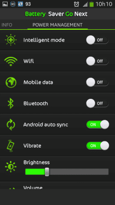 Screenshot of the application Battery Life Saver Pro Go Next - #4