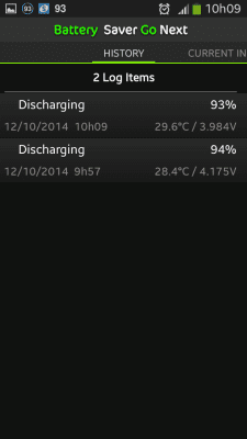 Screenshot of the application Battery Life Saver Pro Go Next - #6