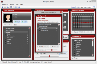 Screenshot of the application MorphVOX Pro - #2