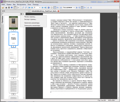 Screenshot of the application WinDjView - #4