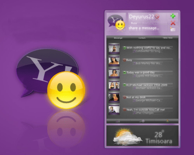 Screenshot of the application Yahoo! Messenger - #1