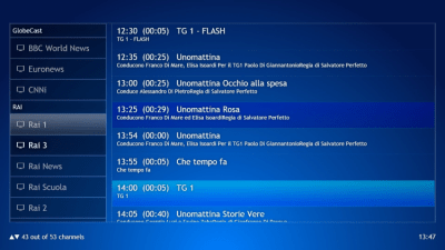 Screenshot of the application ProgDVB - #3