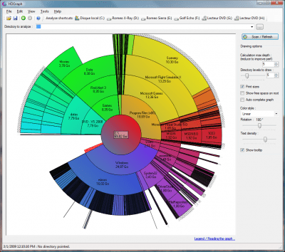 Screenshot of the application HDGraph - #1