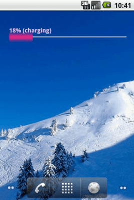 Screenshot of the application Pink Line Battery - #3