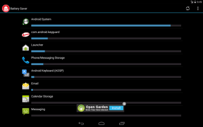 Screenshot of the application Open Garden Battery Saver - #3