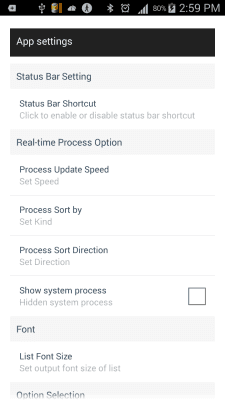Screenshot of the application Battery Helper - #7