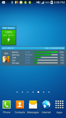 Screenshot of the application Battery Helper - #8