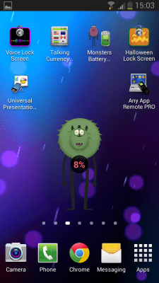 Screenshot of the application Monsters Battery Widget - #6