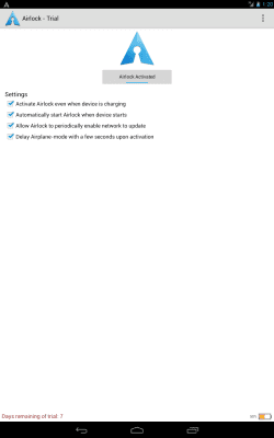 Screenshot of the application Airlock - Battery Saver - #6
