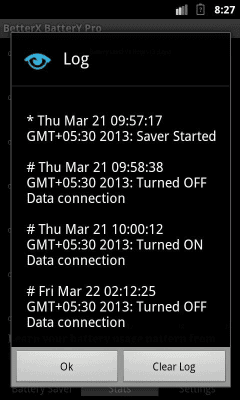 Screenshot of the application BetterX Battery Trial(2X Life) - #3