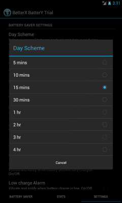 Screenshot of the application BetterX Battery Trial(2X Life) - #4