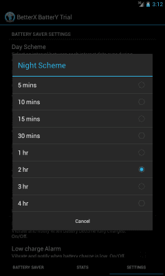 Screenshot of the application BetterX Battery Trial(2X Life) - #5