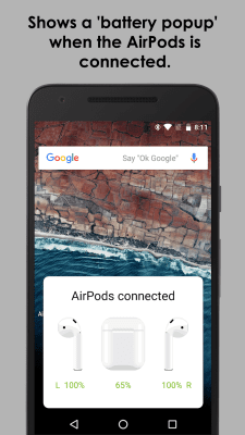 Screenshot of the application AirBuds Popup Free - #1