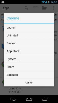 Screenshot of the application AppMonster Free Backup Restore - #2