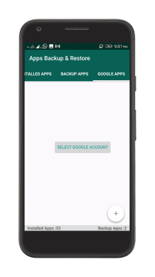 Screenshot of the application Apps Backup & Restore - #3