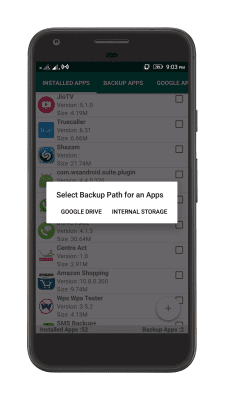 Screenshot of the application Apps Backup & Restore - #4