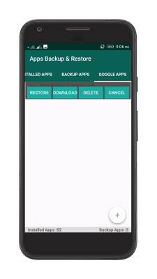 Screenshot of the application Apps Backup & Restore - #7