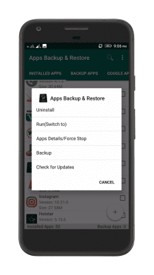 Screenshot of the application Apps Backup & Restore - #8