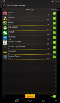 Screenshot of the application Apps Backup & Restore - #10
