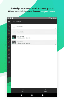 Screenshot of the application SugarSync - #7