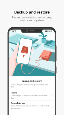 Screenshot of the application Huawei Backup - #1