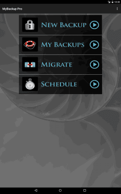 Screenshot of the application My Backup - #19