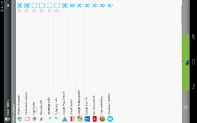 Screenshot of the application Quick Search History Cleanup - #7
