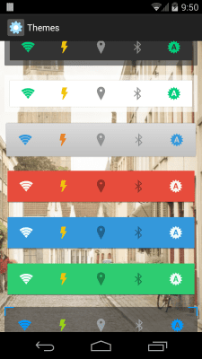 Screenshot of the application Power Toggles - #8