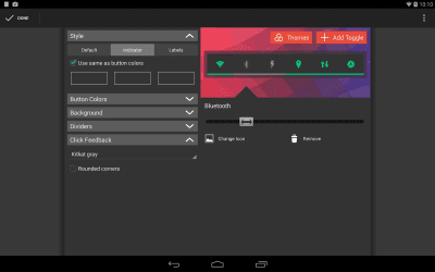 Screenshot of the application Power Toggles - #12