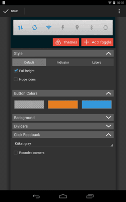 Screenshot of the application Power Toggles - #14