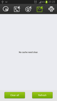Screenshot of the application Cleanup Master - #4