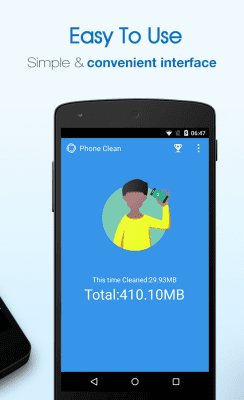 Screenshot of the application Phone Clean: Cleaning your phone - #4