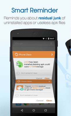 Screenshot of the application Phone Clean: Cleaning your phone - #5