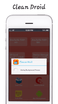 Screenshot of the application Android-Clean Master - #5