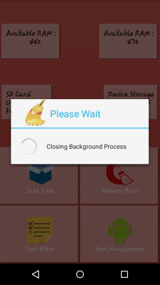 Screenshot of the application Android-Clean Master - #11