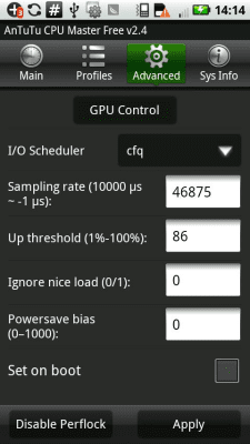 Screenshot of the application AnTuTu CPU Master (Free) - #4
