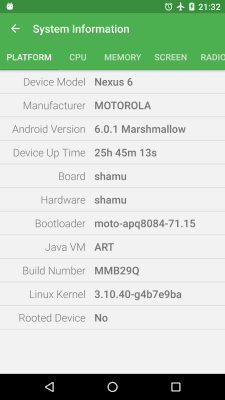 Screenshot of the application Droid Cleaner (Optimizer) - #8