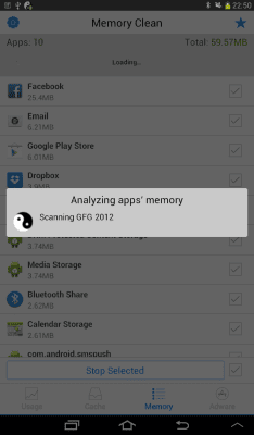 Screenshot of the application Droid Cleaner (Optimizer) - #11