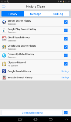 Screenshot of the application Droid Cleaner (Optimizer) - #15
