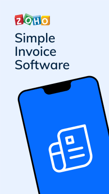 Screenshot of the application Zoho Invoice - Billing app - #1