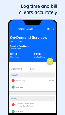 Screenshot of the application Zoho Invoice - Billing app - #5