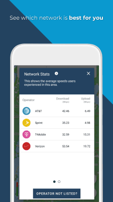 Screenshot of the application Opensignal - #6