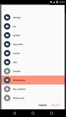 Screenshot of the application BuildProp Editor - #7