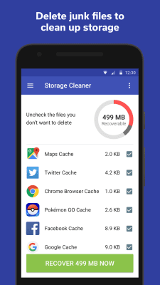 Screenshot of the application The Cleaner - Speed up & Clean - #3