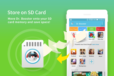 Screenshot of the application Dr. Booster - #3