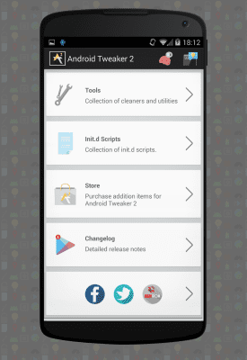 Screenshot of the application Android Tweaker 2 - #8