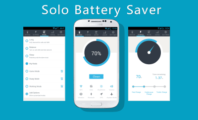 Screenshot of the application Solo Battery Saver - #1