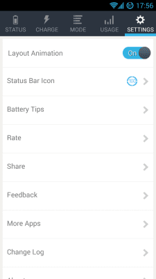 Screenshot of the application Solo Battery Saver - #6