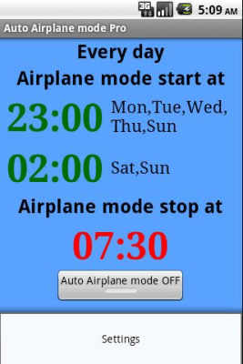 Screenshot of the application Auto Flight Mode Pro - #1