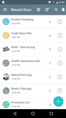 Screenshot of the application Document Management -Zoho Docs - #3